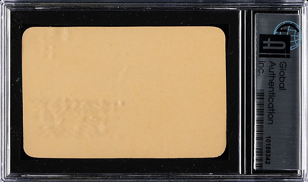 1936 S & S Game Card Charles Grimm GAI NM-MT+ 8.5