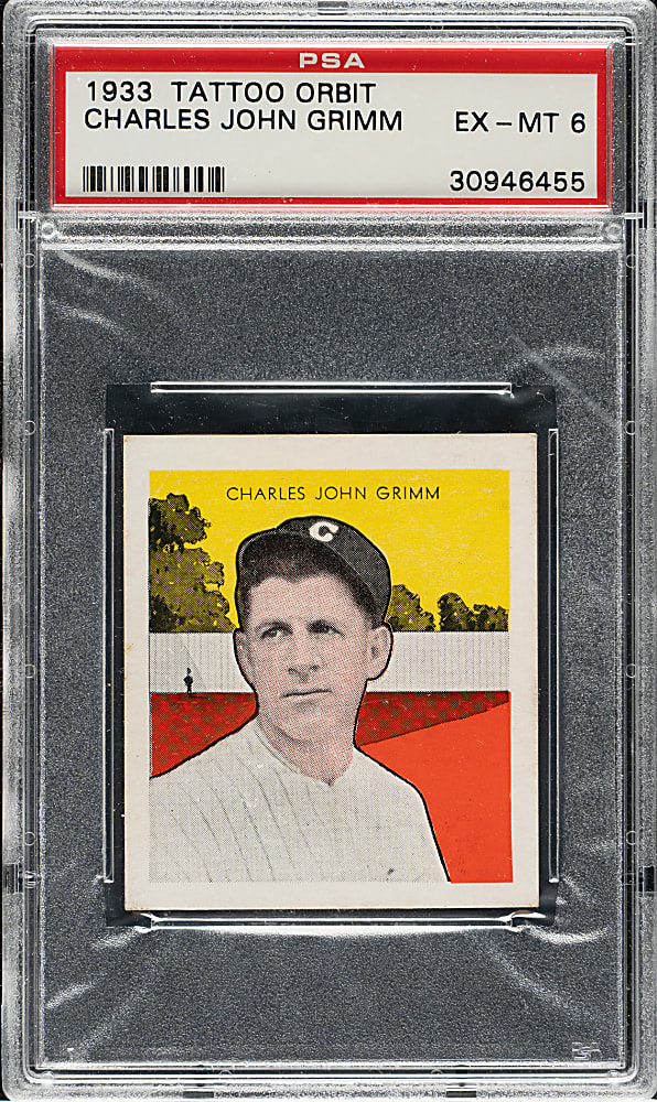 1933 R305 Tattoo Orbit Charles Grimm PSA EX-MT 6