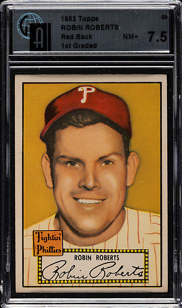 1952 Topps #59 Robin Roberts GAI NM+ 7.5