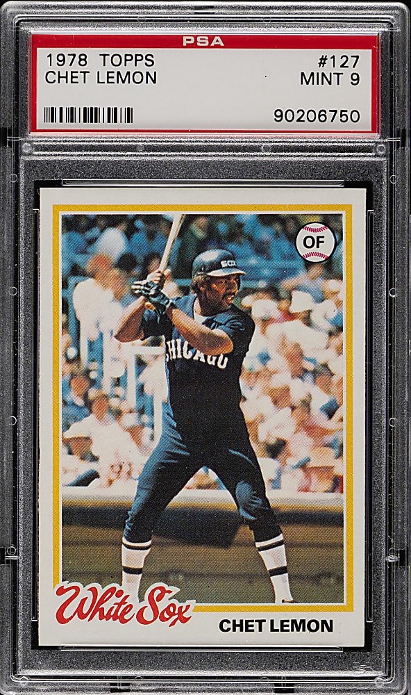1978 Topps #127 Chet Lemon PSA MINT 9