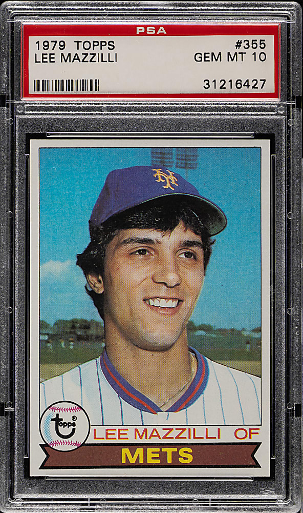 1979 Topps #355 Lee Mazzilli PSA GEM MINT 10