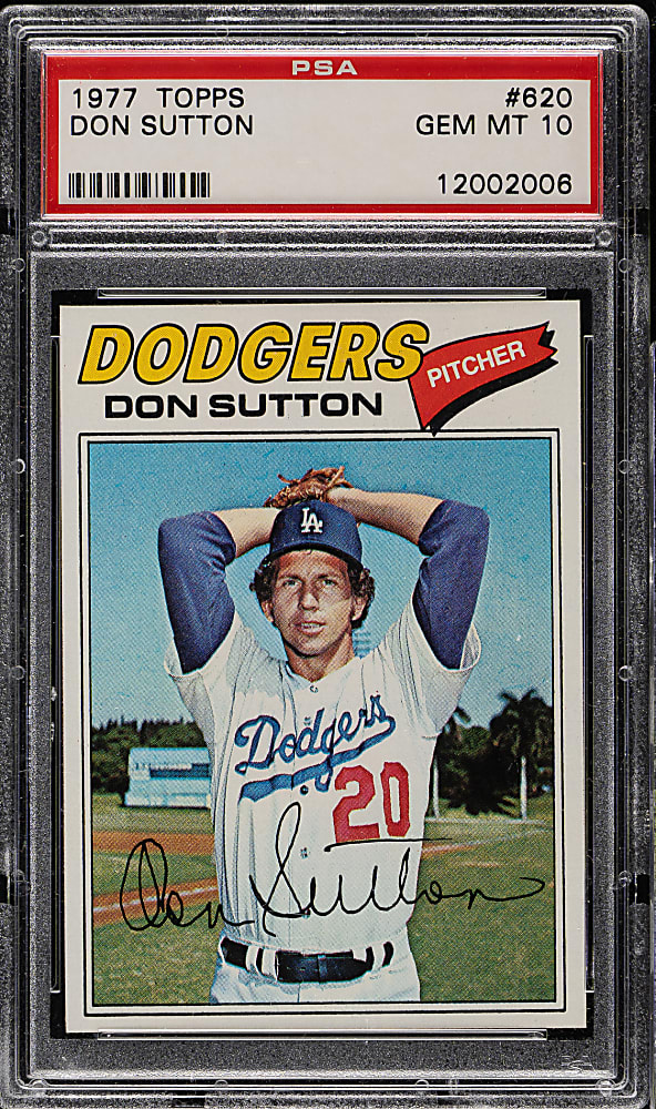 1977 Topps #620 Don Sutton PSA GEM MINT 10