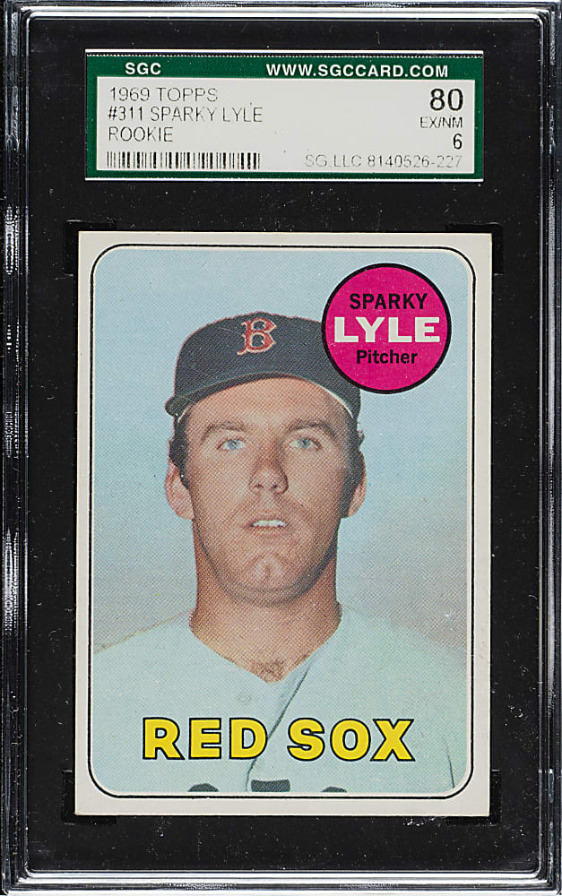 1969 Topps #311 Sparky Lyle SGC EX/NM 80