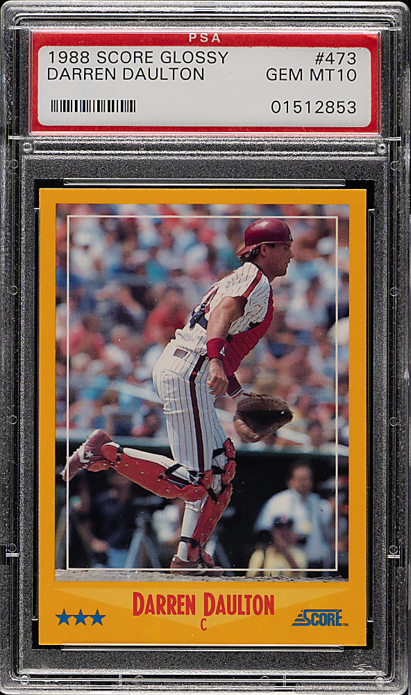 1988 Score Glossy #473 Darren Daulton PSA GEM MINT 10
