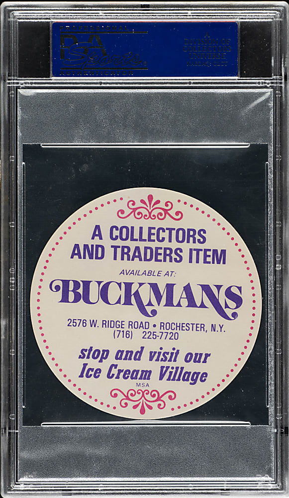 1976 Buckmans Discs Johnny Bench PSA GEM MINT 10