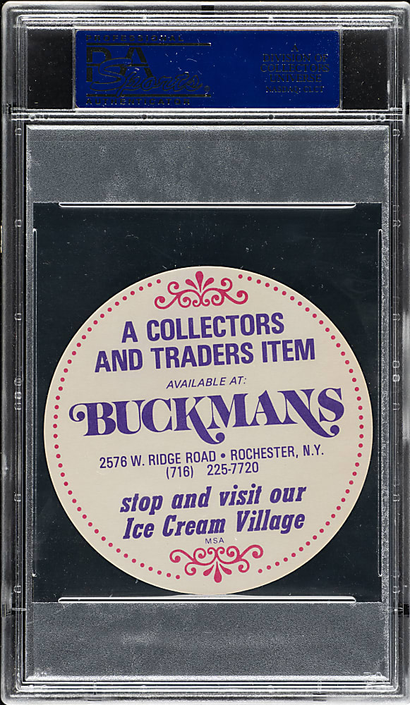 1976 Buckmans Discs Reggie Jackson PSA GEM MINT 10