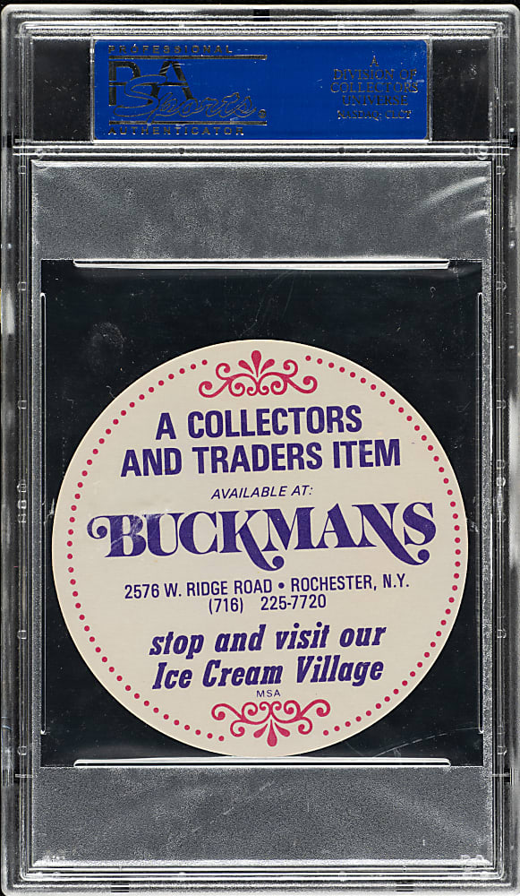 1976 Buckmans Discs Pete Rose PSA GEM MINT 10