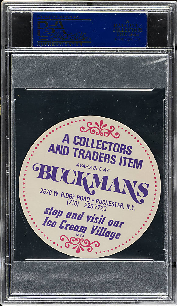 1976 Buckmans Discs Mike Schmidt PSA GEM MINT 10