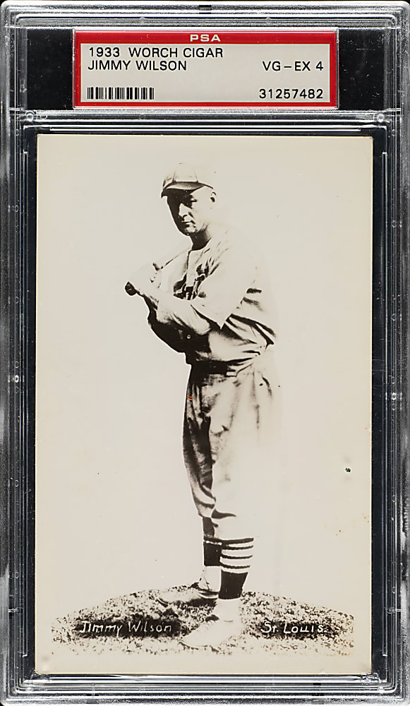 1933 Worch Cigar Jimmy Wilson PSA VG-EX 4