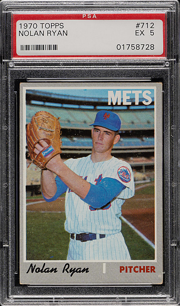 1970 Topps #712 Nolan Ryan PSA EX 5