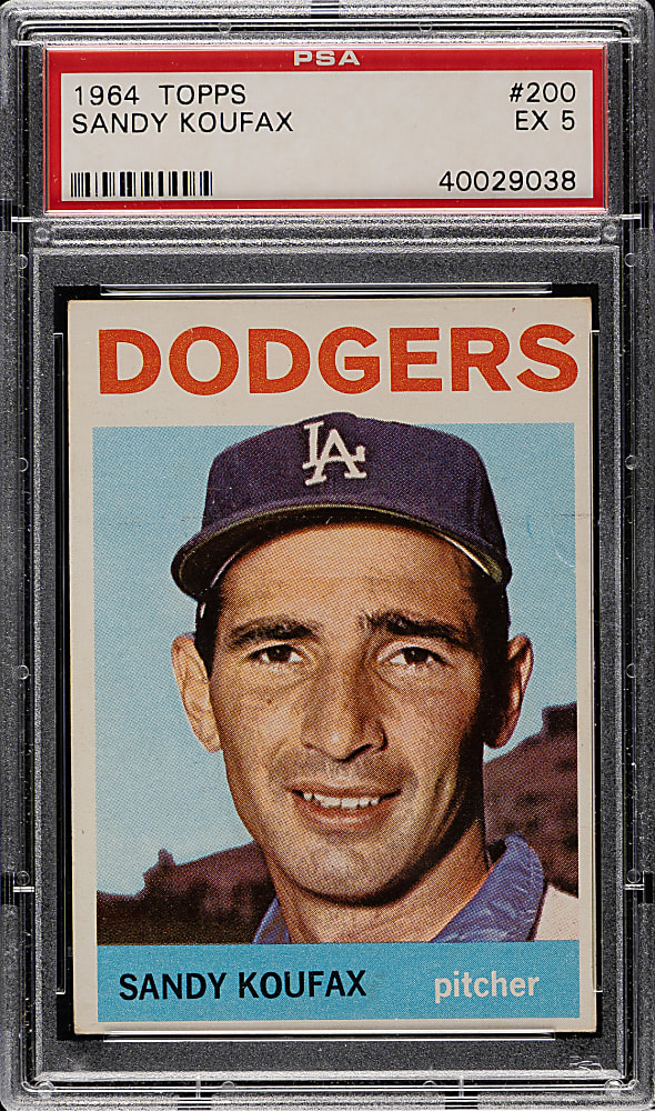1964 Topps #200 Sandy Koufax PSA EX 5