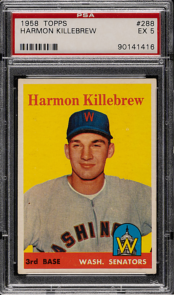 1958 Topps #288 Harmon Killebrew PSA EX 5