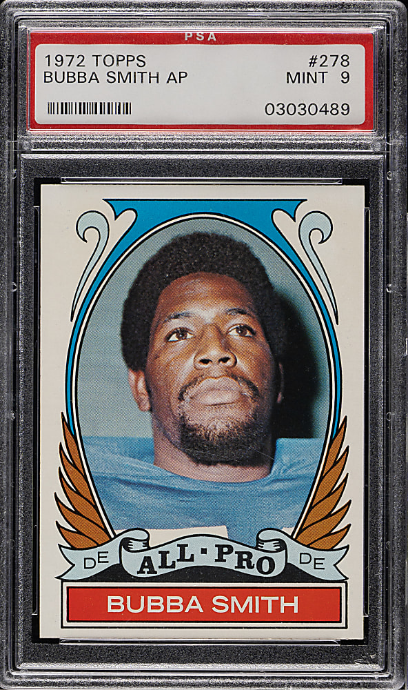 1972 Topps Football #278 Bubba Smith All-Pro PSA MINT 9