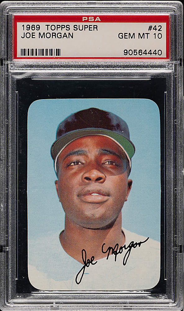 1969 Topps Super #42 Joe Morgan PSA GEM MINT 10