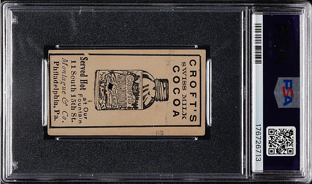 1909 E92 Croft's Cocoa Christy Mathewson PSA POOR 1 (MC)