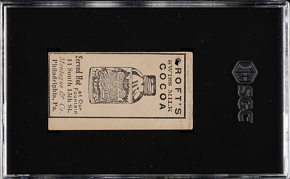 1909 E92 Croft's Cocoa Johnny Seigle SGC POOR 1