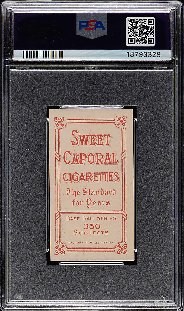 1909-1911 T206 White Border Bob Bescher Portrait PSA EX 5