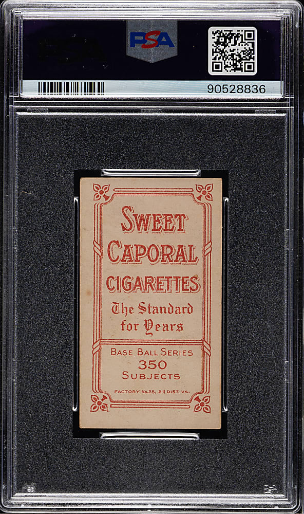 1909-1911 T206 White Border Harry Covaleski PSA EX 5