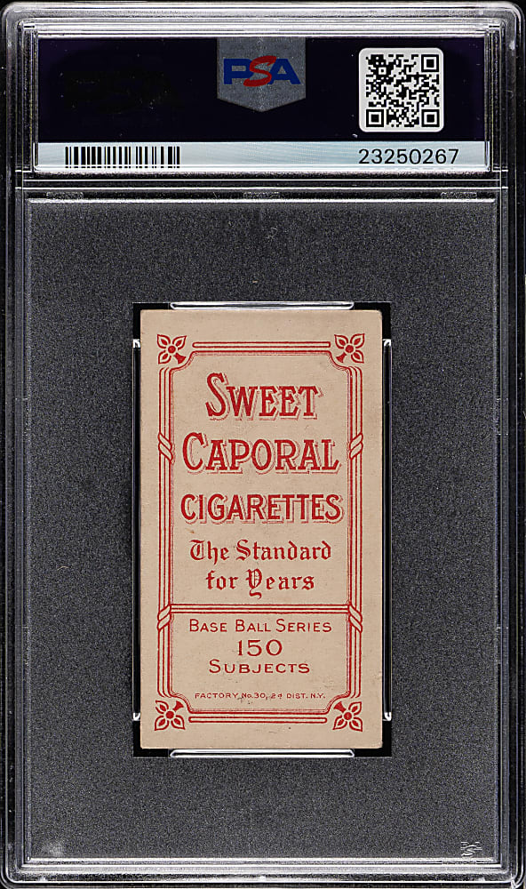 1909-1911 T206 White Border Elmer Flick PSA EX 5