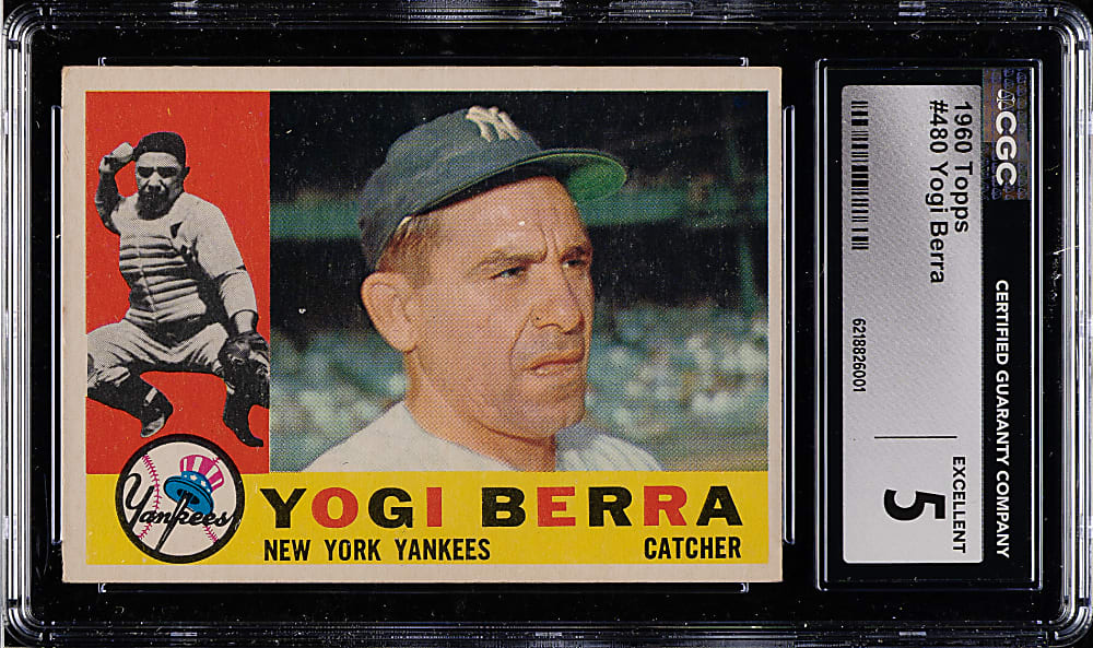 1960 Topps #480 Yogi Berra CGC EX 5