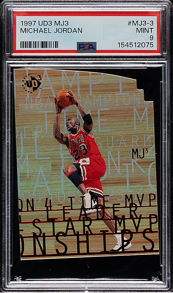 1997-1998 Upper Deck UD3 MJ3 Basketball #MJ3-3 Michael Jordan PSA MINT 9