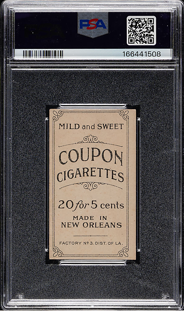 1914 T213 Coupon Cigarettes (Type 2) Al Bridwell Nashville PSA VG 3