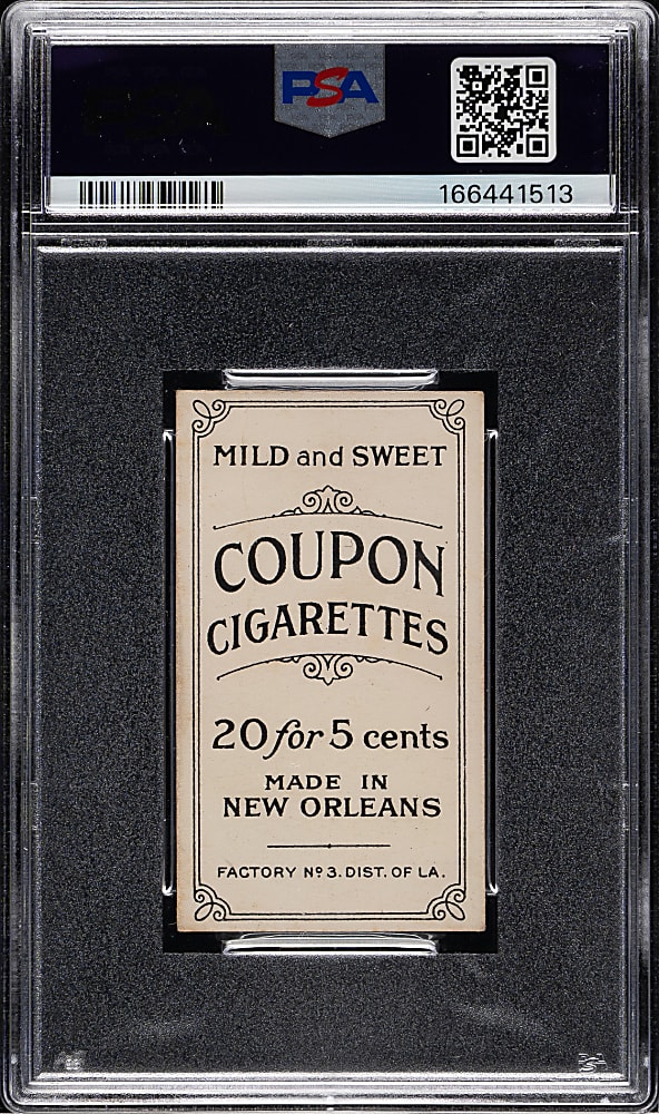1914 T213 Coupon Cigarettes (Type 2) Owen Wilson PSA POOR 1
