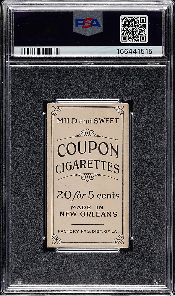 1914 T213 Coupon Cigarettes (Type 2) Jack Warhop New York PSA FAIR 1.5