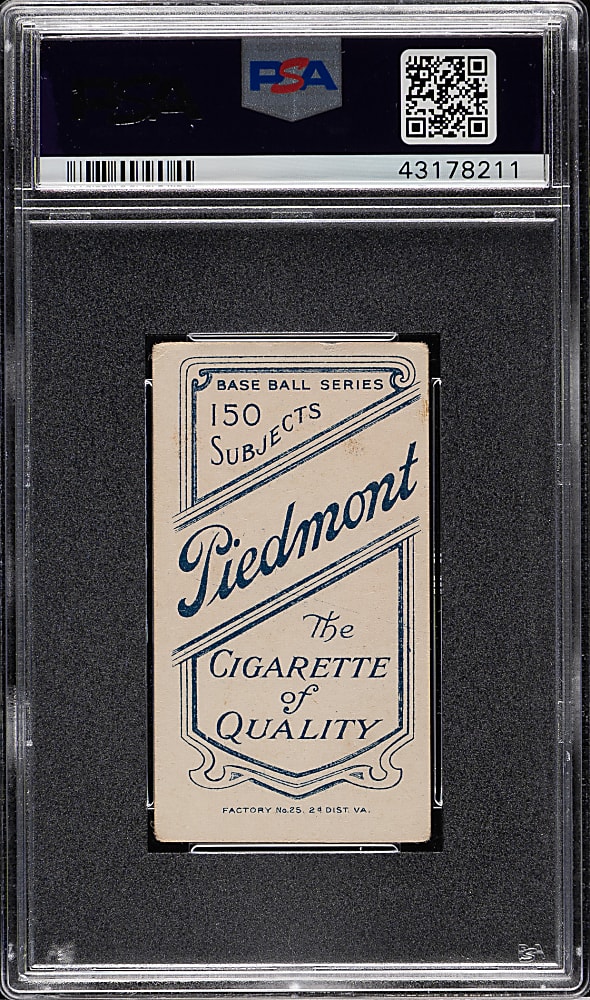 1909-1911 T206 White Border John McGraw Finger in Air PSA VG+ 3.5