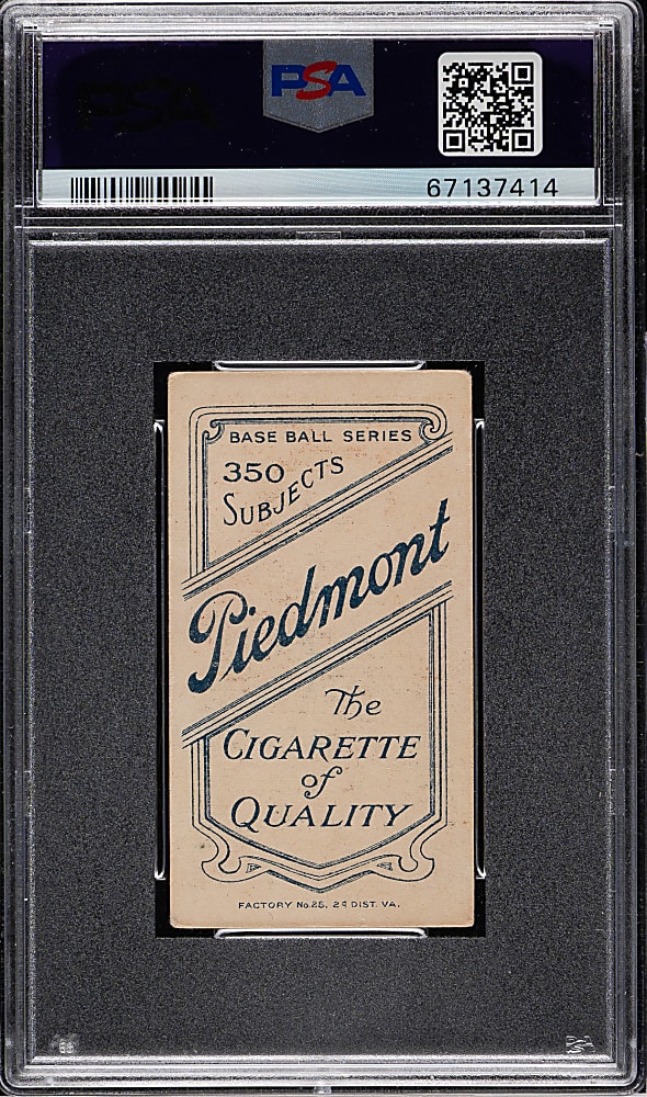 1909-1911 T206 White Border Jake Beckley PSA VG+ 3.5