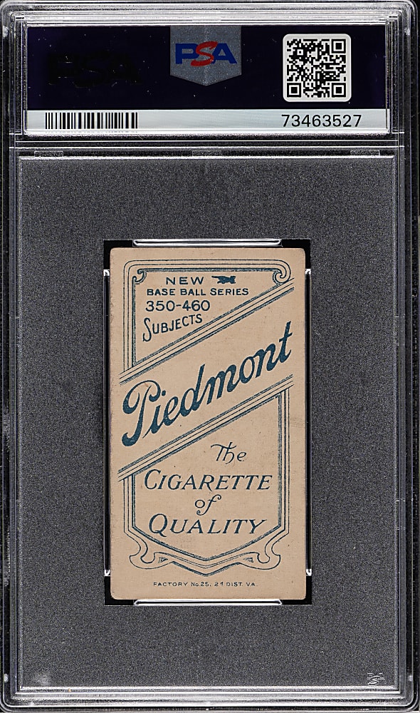 1909-1911 T206 White Border Rube Marquard Follow-Through PSA VG 3