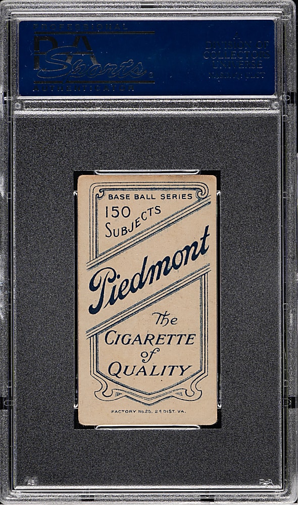 1909-1911 T206 White Border Hughie Jennings Portrait PSA VG 3