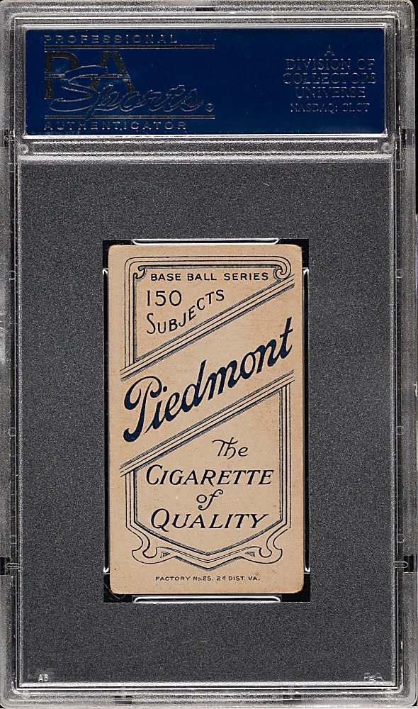 1909-1911 T206 White Border Frank Chance Portrait Red Background PSA GOOD+ 2.5