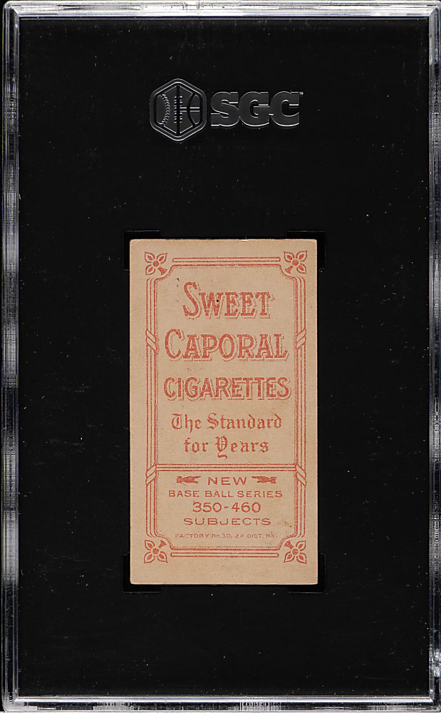 1909-1911 T206 White Border Frank Chance Batting SGC VG+ 3.5
