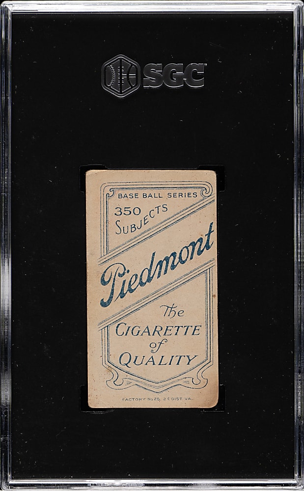 1909-1911 T206 White Border Miller Huggins Portrait SGC VG 3