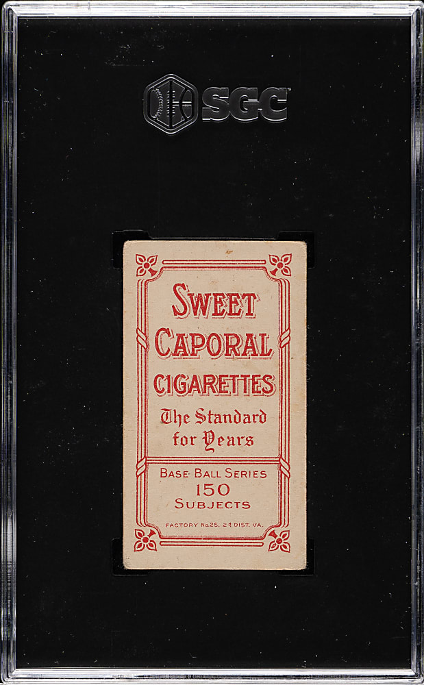1909-1911 T206 White Border Rube Waddell Throwing SGC GOOD+ 2.5