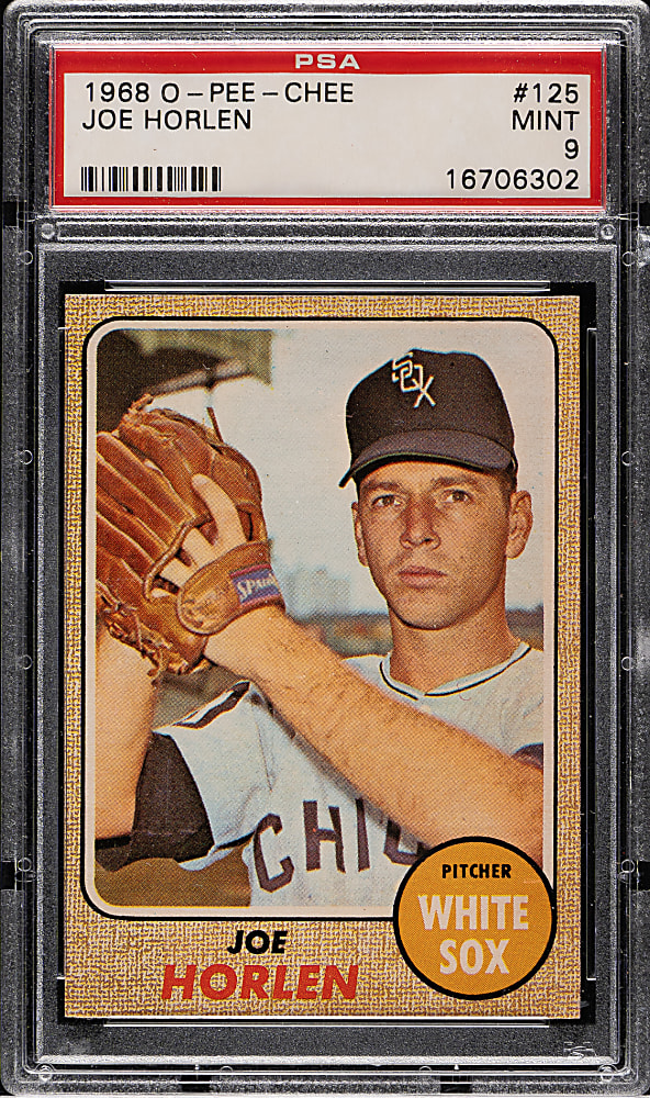 1968 O-Pee-Chee #125 Joe Horlen PSA MINT 9