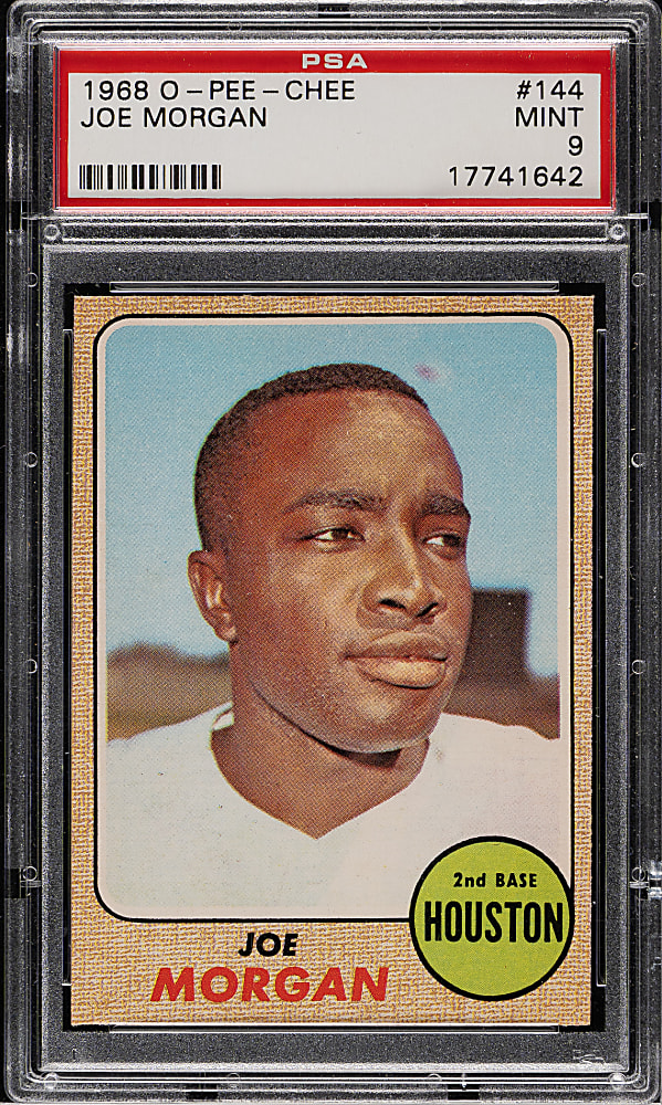 1968 O-Pee-Chee #144 Joe Morgan PSA MINT 9