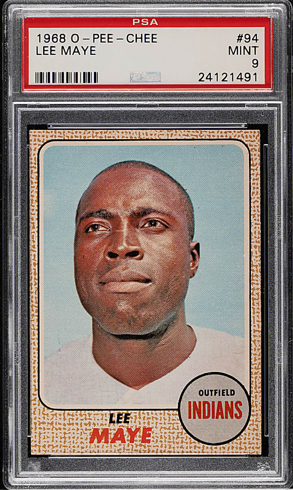 1968 O-Pee-Chee #94 Lee Maye PSA MINT 9