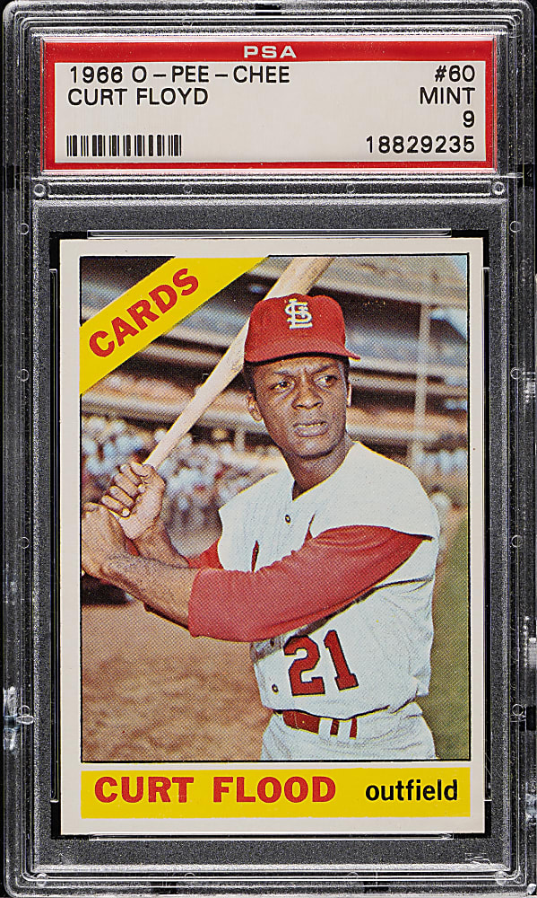 1966 O-Pee-Chee #60 Curt Floyd PSA MINT 9