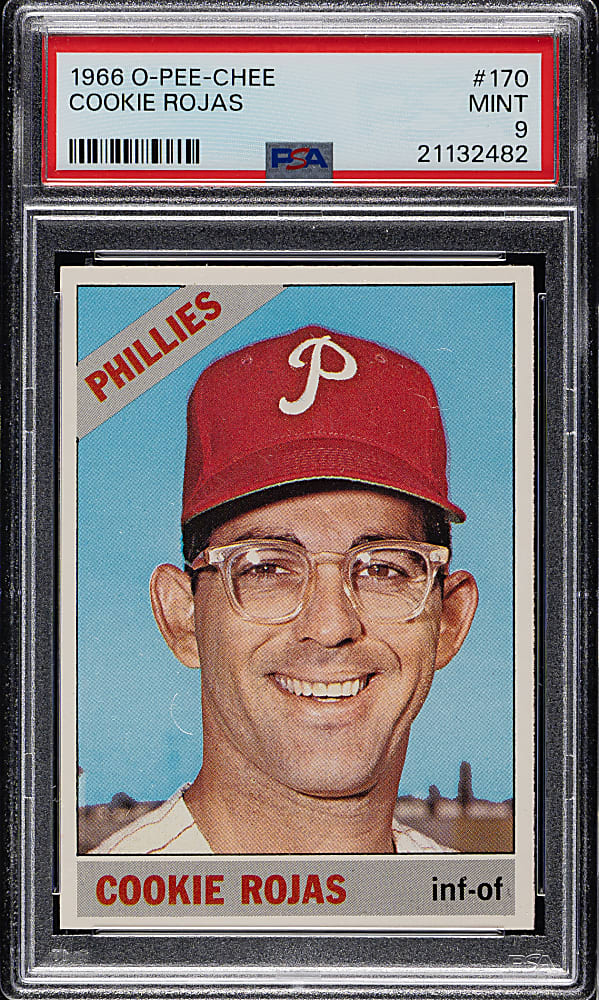 1966 O-Pee-Chee #170 Cookie Rojas PSA MINT 9