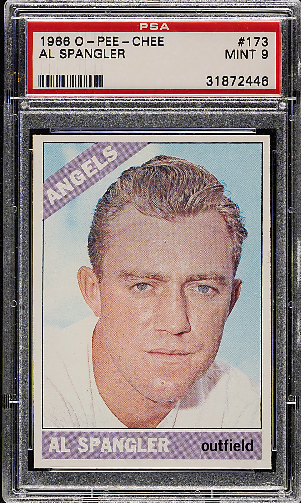 1966 O-Pee-Chee #173 Al Spangler PSA MINT 9