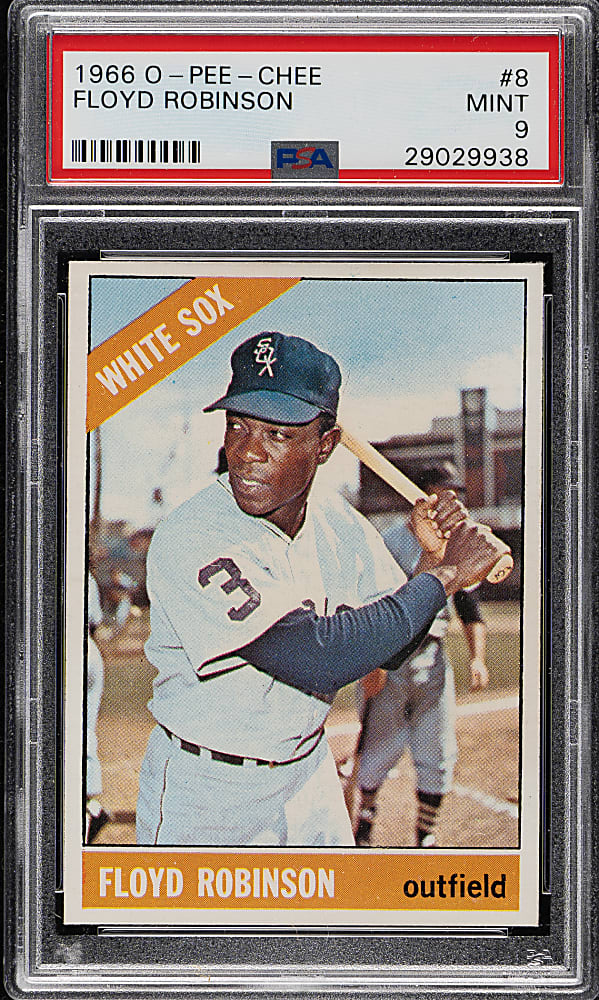 1966 O-Pee-Chee #8 Floyd Robinson PSA MINT 9