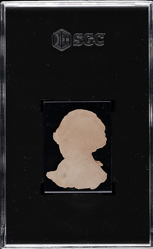 1880s Y95 Scrap Pictures "U.S. Presidents" George Washington Micro SGC VG 3