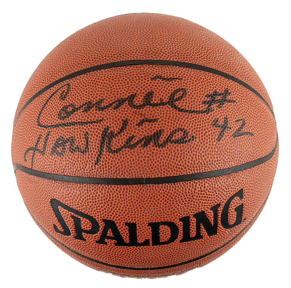 Connie Hawkins Signed Basketball - JSA