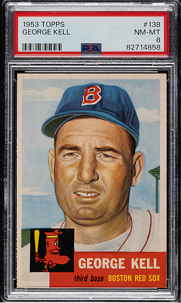 1953 Topps #138 George Kell PSA NM-MT 8