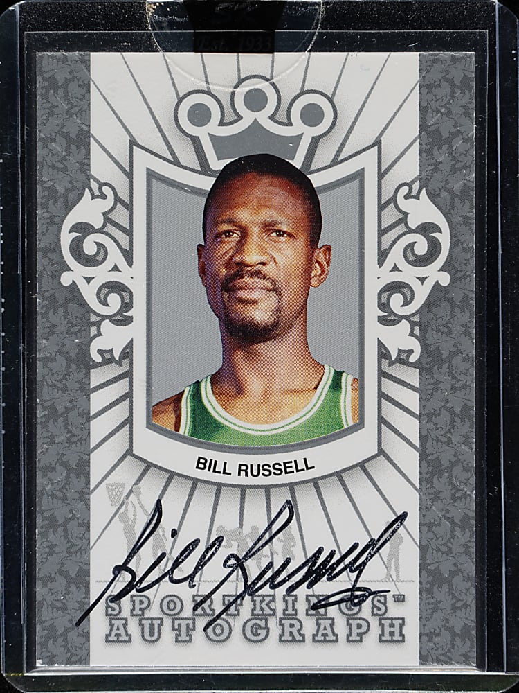 2007 Sportskings Series A Autograph Silver #A-BR Bill Russell