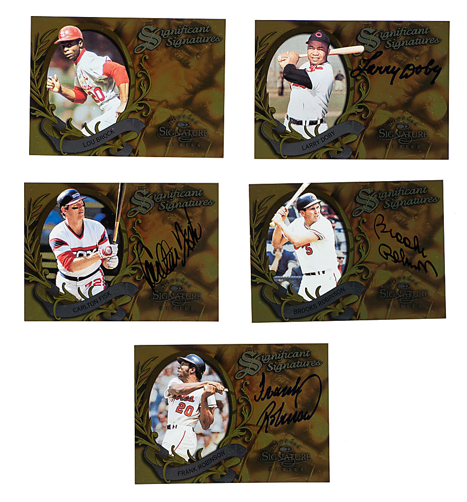 1997 Donruss Significant Signatures Hall of Fame Collection (5)
