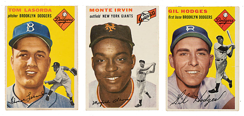 1954 Topps Near-Complete Set (245/250) Including 115 PSA- and SGC-Graded Cards