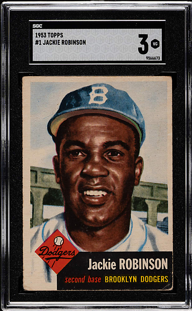 1953 Topps #1 Jackie Robinson SGC VG 3